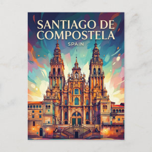 Santiago de Compostela Spain Postcard