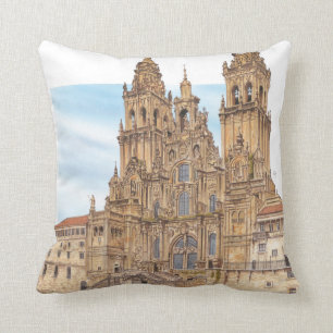 Santiago de Compostela. Western façade. Spain Cushion