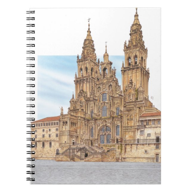 Santiago de Compostela. Western façade. Spain Notebook (Front)