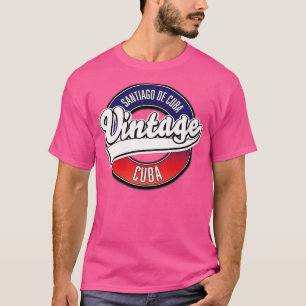 Santiago de Cuba cuba vintage logo T-Shirt