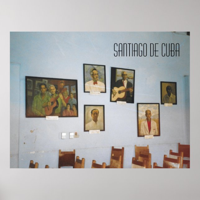 Santiago de Cuba Landmark Music Club Photo Poster (Front)
