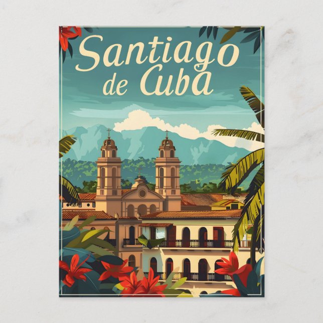 Santiago de Cuba: Rhythmic Soul of the Caribbean Postcard (Front)