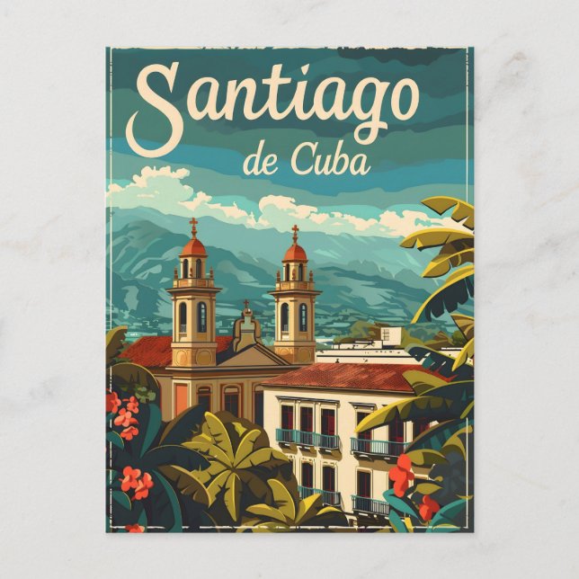 Santiago de Cuba: Rhythmic Soul of the Caribbean Postcard (Front)