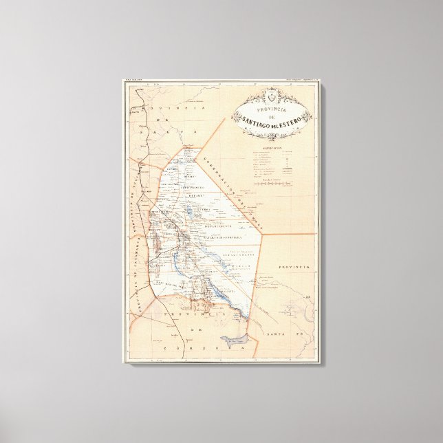 Santiago del Estero, Argentina Canvas Print (Front)