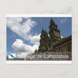 Santiago e Compostela, Espanha Postcard