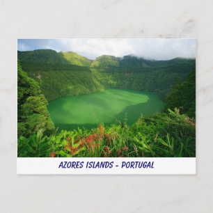 Santiago Lake, Azores Postcard