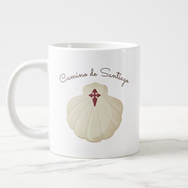 Santiago Pilgrimage Design Mug (Left)