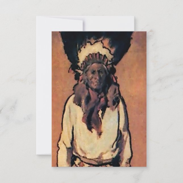 “Santiago” Western Art by Gerald Cassidy Thank You Card (Front)