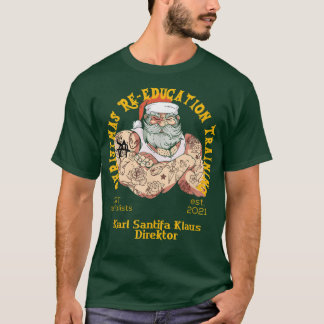 Santifa Claus Woke Santa Klaus Christmas Anti Marx T-Shirt