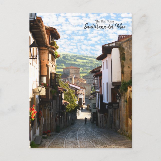 Santillana Morn -Spain Postcard (Front)