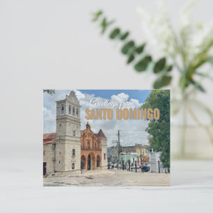 Santo Domingo Dominican Republic Church Postcard