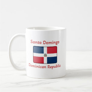 Santo Domingo Dominican Republic Flag Coffee Mug