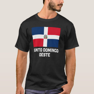 Santo Domingo Oeste Dominican Republic Emblem Escu T-Shirt