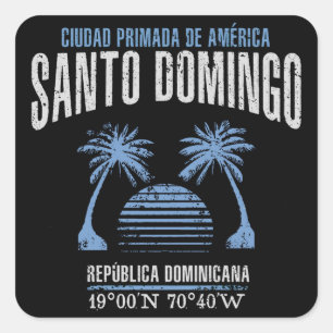 Santo Domingo Square Sticker