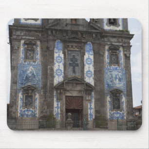 Santo Ildenfonso Church With Tile Panels Mouse Mat