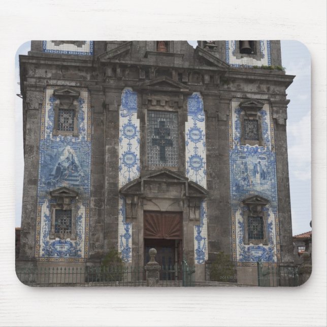 Santo Ildenfonso Church With Tile Panels Mouse Mat (Front)