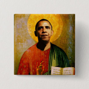 SANTOBAMA 15 CM SQUARE BADGE
