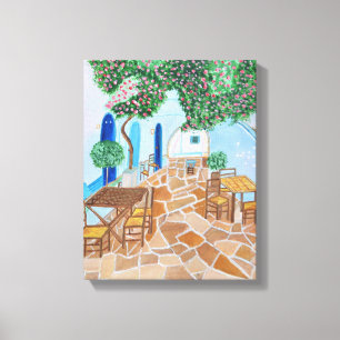 Santorini 1 canvas print