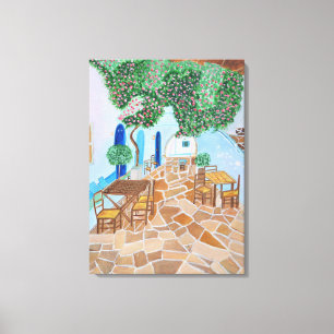 Santorini 1 canvas print