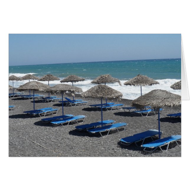 Santorini Beach, Greece (Front Horizontal)