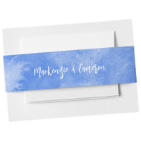 Santorini Blue Watercolor Wedding