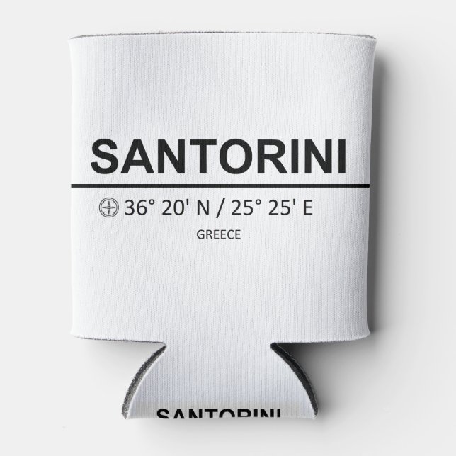 Santorini Can Cooler (Front)