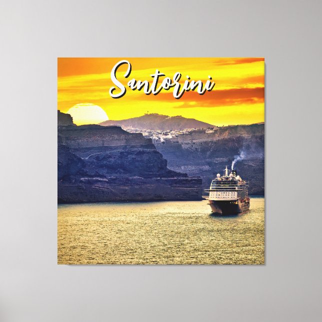 Santorini Canvas Print (Front)