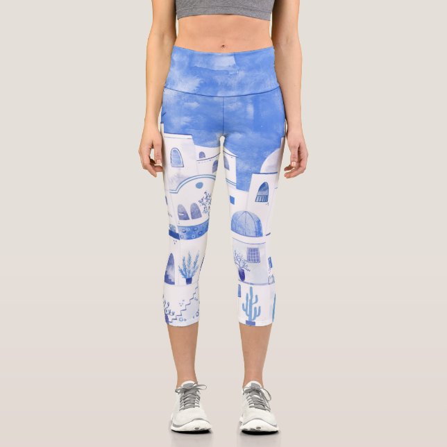 Santorini Capri Leggings (Front)
