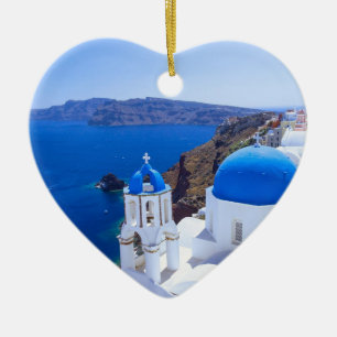 Santorini Ceramic Tree Decoration