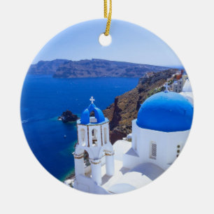 Santorini Ceramic Tree Decoration