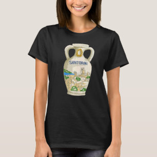 Santorini City Greece souvenir gift for men women  T-Shirt
