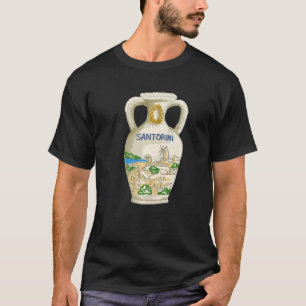 Santorini City Greece souvenir gift for men women T-Shirt