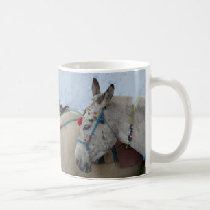 Santorini Donkeys Coffee Mug