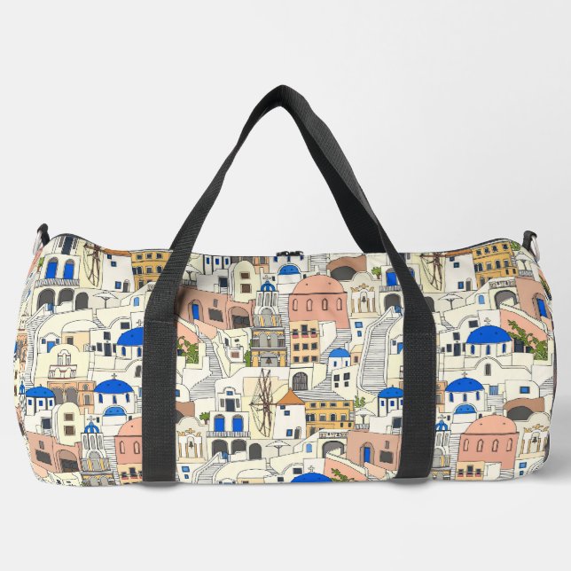 Santorini dreams duffle bag (Front)