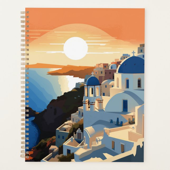 SANTORINI GREECE #1 PLANNER (Front)