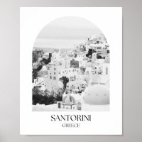 Santorini Greece Arch Photo Print