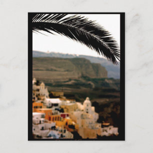 Santorini, Greece Art PostCard