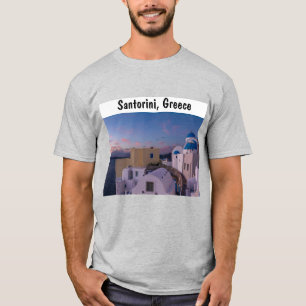 Santorini, Greece at Sunrise, Souvenir T-Shirt