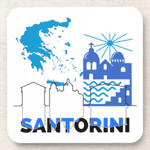 Santorini Greece.b Coaster