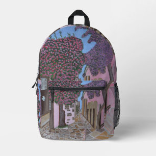 Santorini, Greece backpack