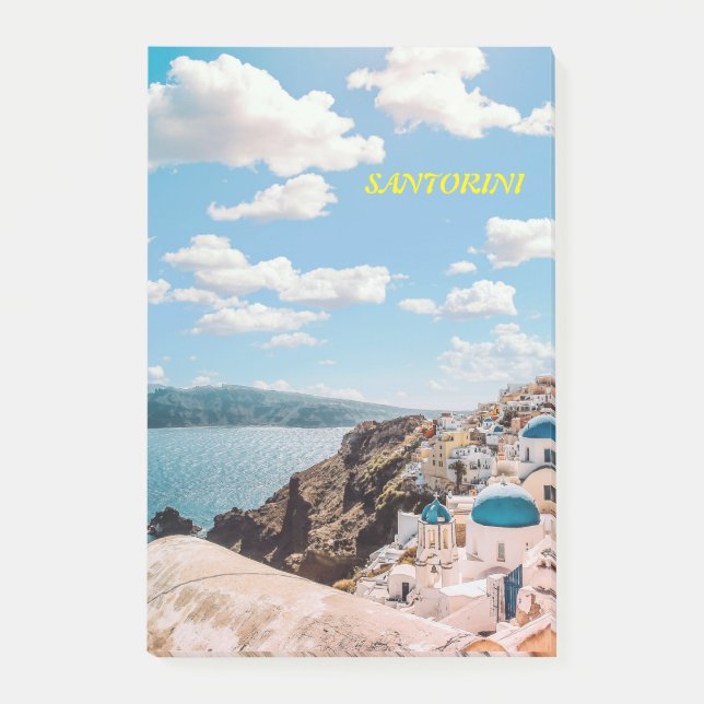 Santorini, Greece Beach House Post-it Notes (Front)