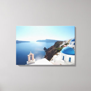 Santorini Greece Canvas Print