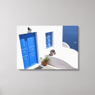 Santorini Greece Canvas Print