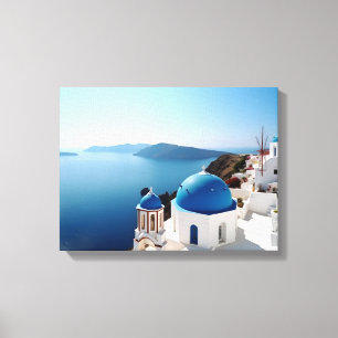 Santorini Greece Canvas Print
