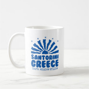 Santorini Greece Coffee Mug