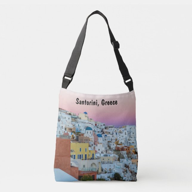 Santorini, Greece  Crossbody Bag (Front)