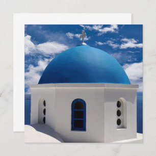 Santorini, Greece Flat Card