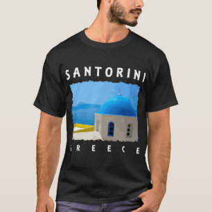 Santorini Greece Greek Mediterranean Island T-Shirt