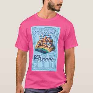 Santorini Greece Island Vacation Santorini Greek T-Shirt