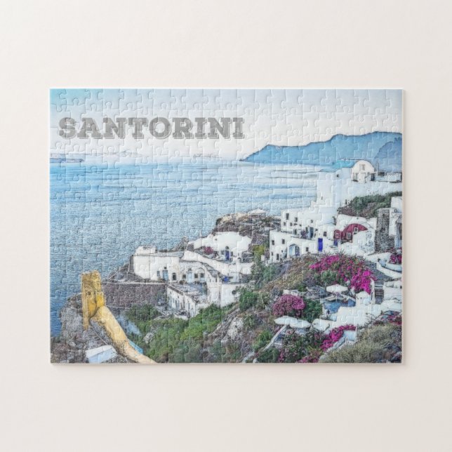 Santorini, Greece Jigsaw Puzzle (Horizontal)